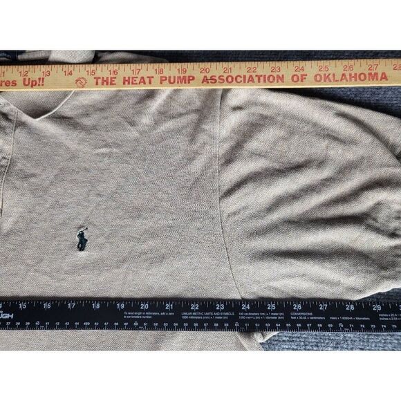 Polo By Ralph Lauren 27 Polo Shirt Men Sz XL Brown‎ Short Sleeve Preppy Workwear - Picture 3 of 7